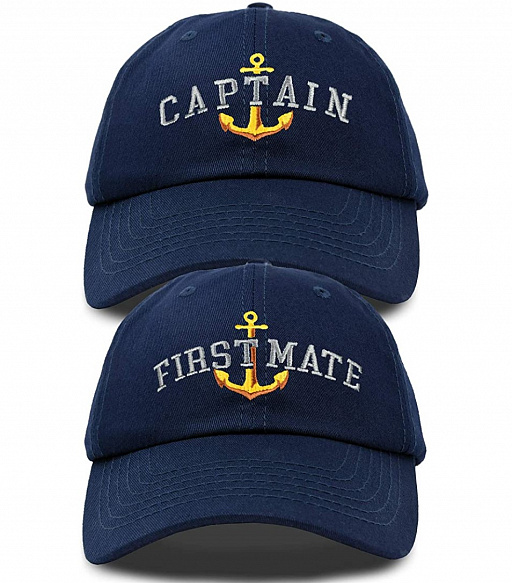 картинка Бейсболки «Капитан» и «Помощник капитана» (2 шт.) от интернет магазина